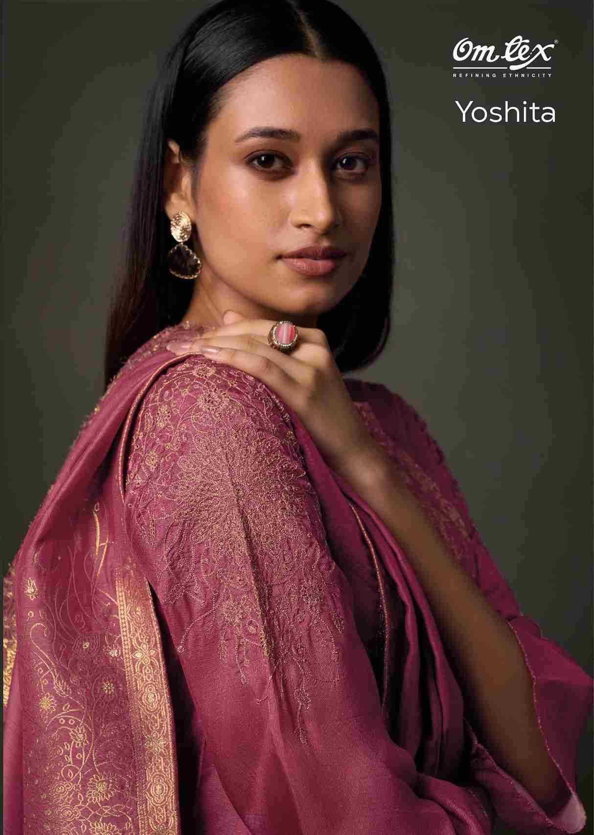 Yoshita By Om Tex 8021-A To 8021-C Series Beautiful Festive Suits Colorful Stylish Fancy Casual Wear & Ethnic Wear Silk Print With Work Dresses At Wholesale Price