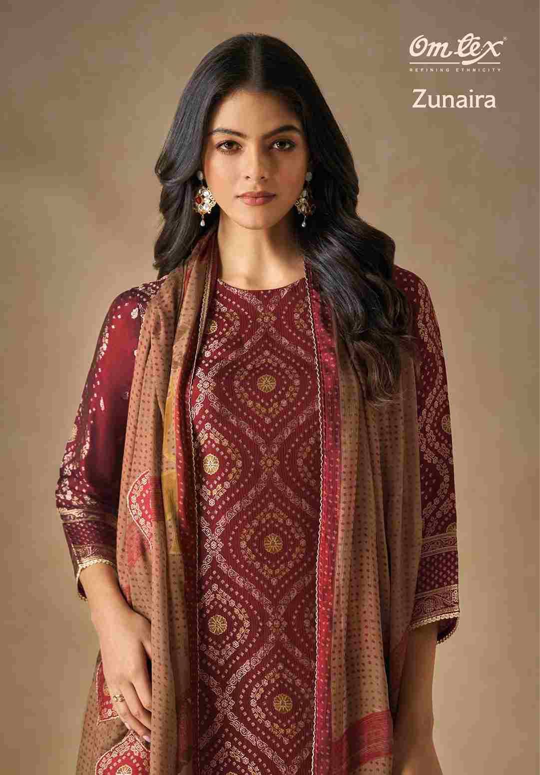 Zunaira By Om Tex 8241-A To 8241-D Series Beautiful Festive Suits Colorful Stylish Fancy Casual Wear & Ethnic Wear Silk Jacquard Dresses At Wholesale Price