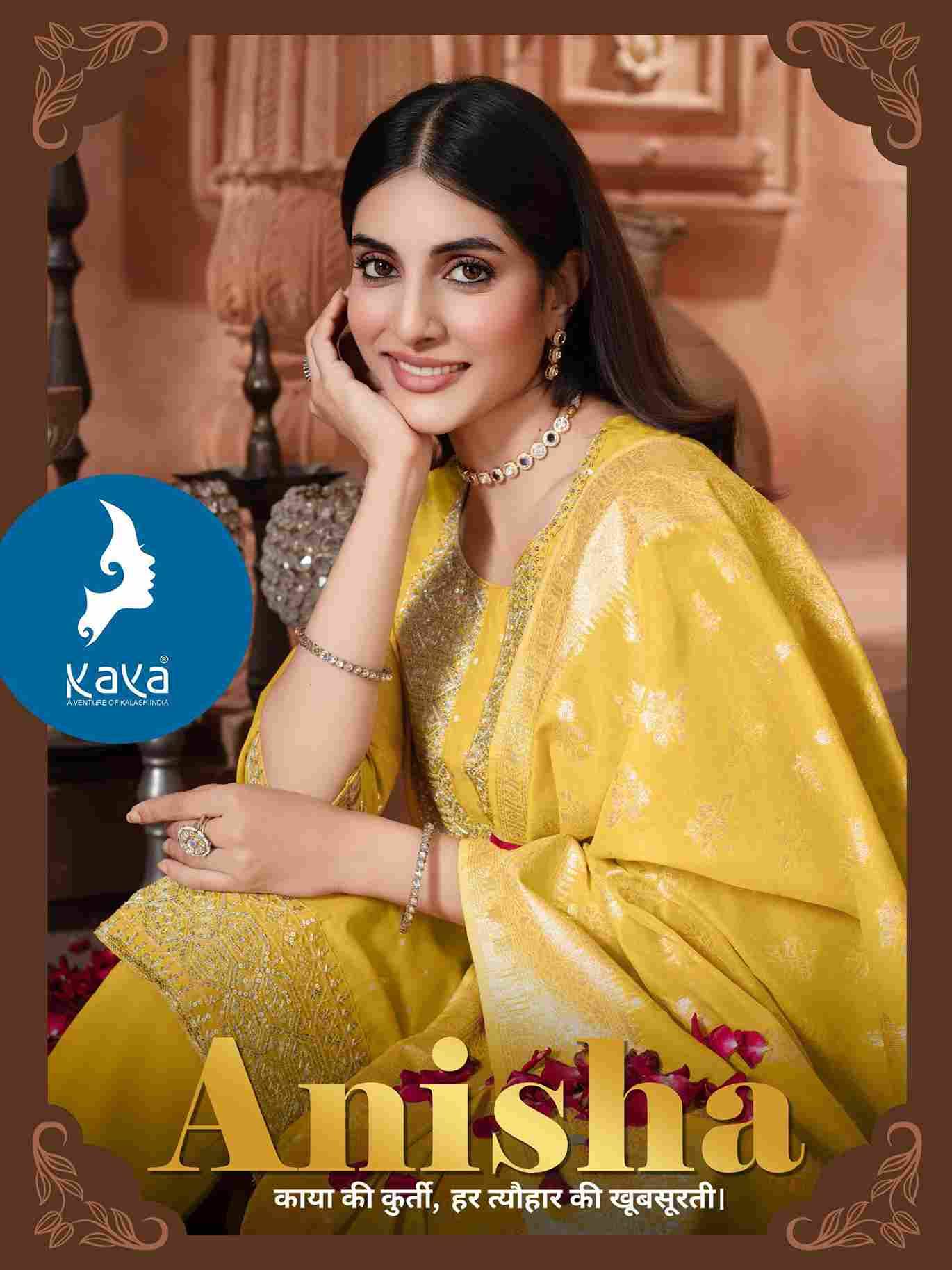 Anisha By Kaya 01 To 06 Series Beautiful Stylish Festive Suits Fancy Colorful Casual Wear & Ethnic Wear & Ready To Wear Chanderi Jacquard Dresses At Wholesale Price