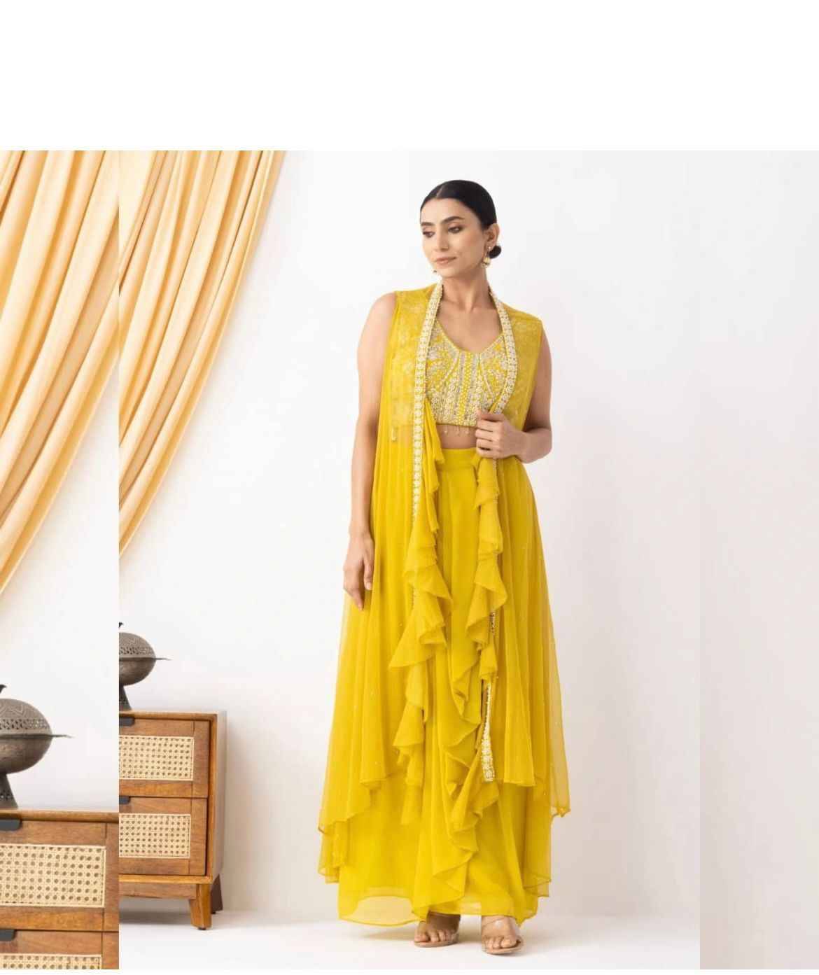 Be-332 By Fashid Wholesale 01 To 02 Series Beautiful Stylish Fancy Colorful Casual Wear & Ethnic Wear Georgette Dresses With Dhoti At Wholesale Price