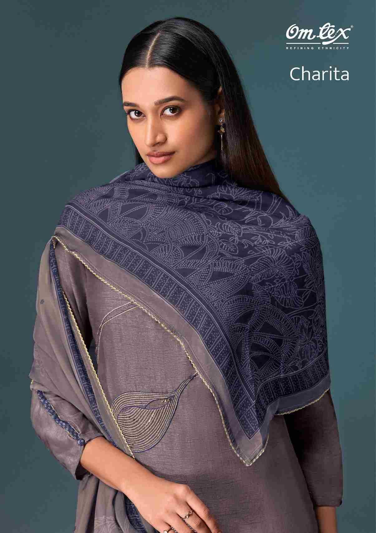 Charita By Om Tex 8101-A To 8101-D Series Beautiful Festive Suits Colorful Stylish Fancy Casual Wear & Ethnic Wear Silk Print Dresses At Wholesale Price