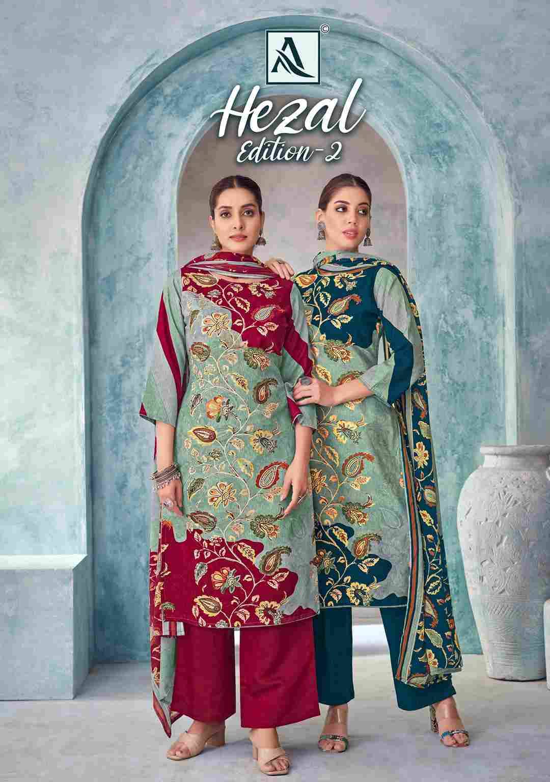 Hezal Vol-2 By Alok Suit 1911-001 To 1911-006 Series Beautiful Festive Suits Colorful Stylish Fancy Casual Wear & Ethnic Wear Pure Viscose Rayon Dresses At Wholesale Price