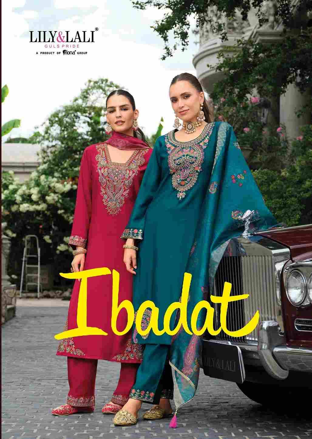 Ibadat By Lily And Lali 27471 To 27474 Series Beautiful Festive Suits Colorful Stylish Fancy Casual Wear & Ethnic Wear Viscose Silk Embroidery Dresses At Wholesale Price