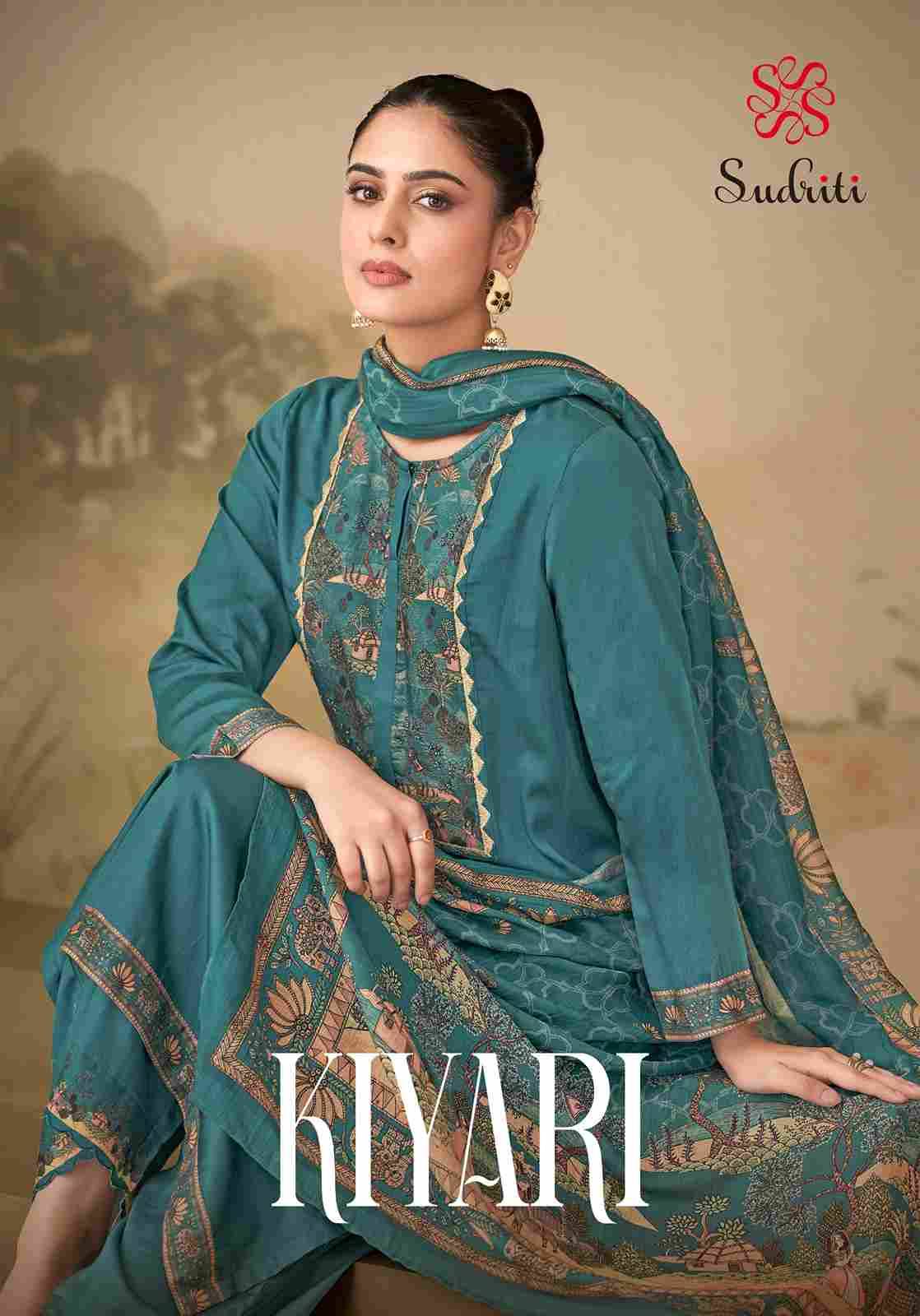 Kiyari By Sudriti Beautiful Stylish Festive Suits Fancy Colorful Casual Wear & Ethnic Wear & Ready To Wear Satin Print Dresses At Wholesale Price