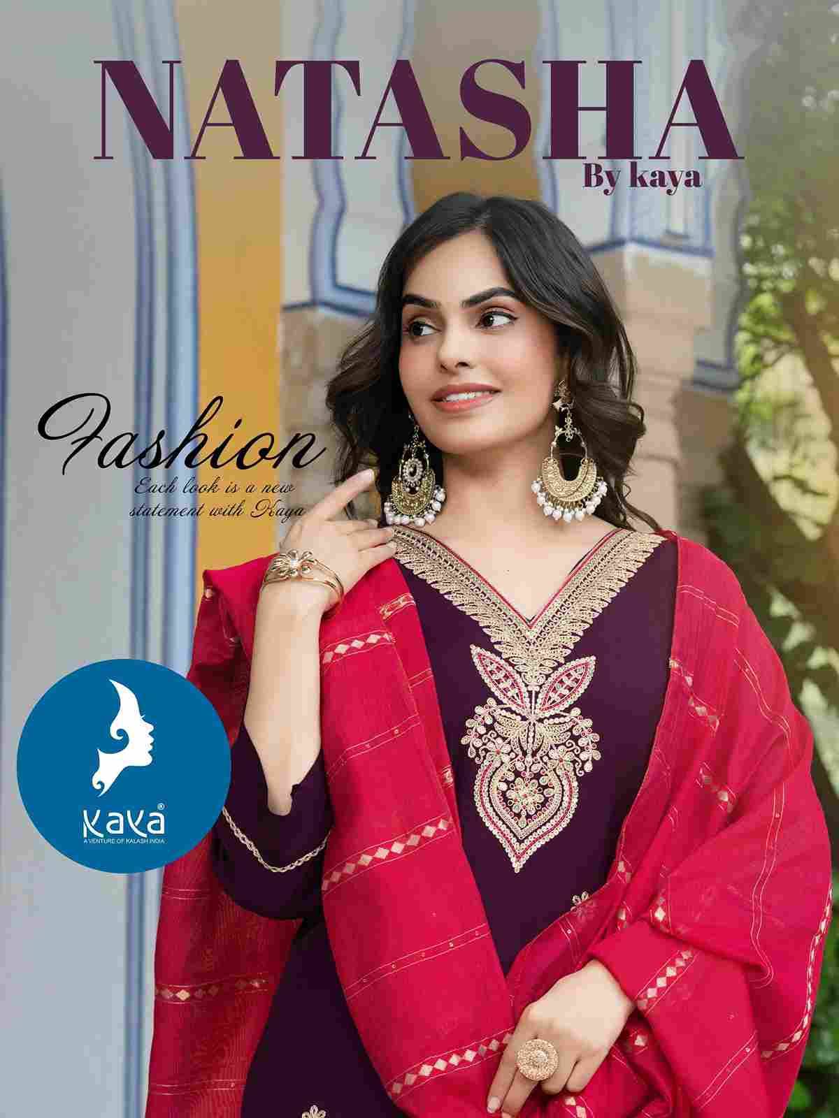 Natasha By Kaya 01 To 06 Series Beautiful Stylish Festive Suits Fancy Colorful Casual Wear & Ethnic Wear & Ready To Wear Roman Silk Dresses At Wholesale Price