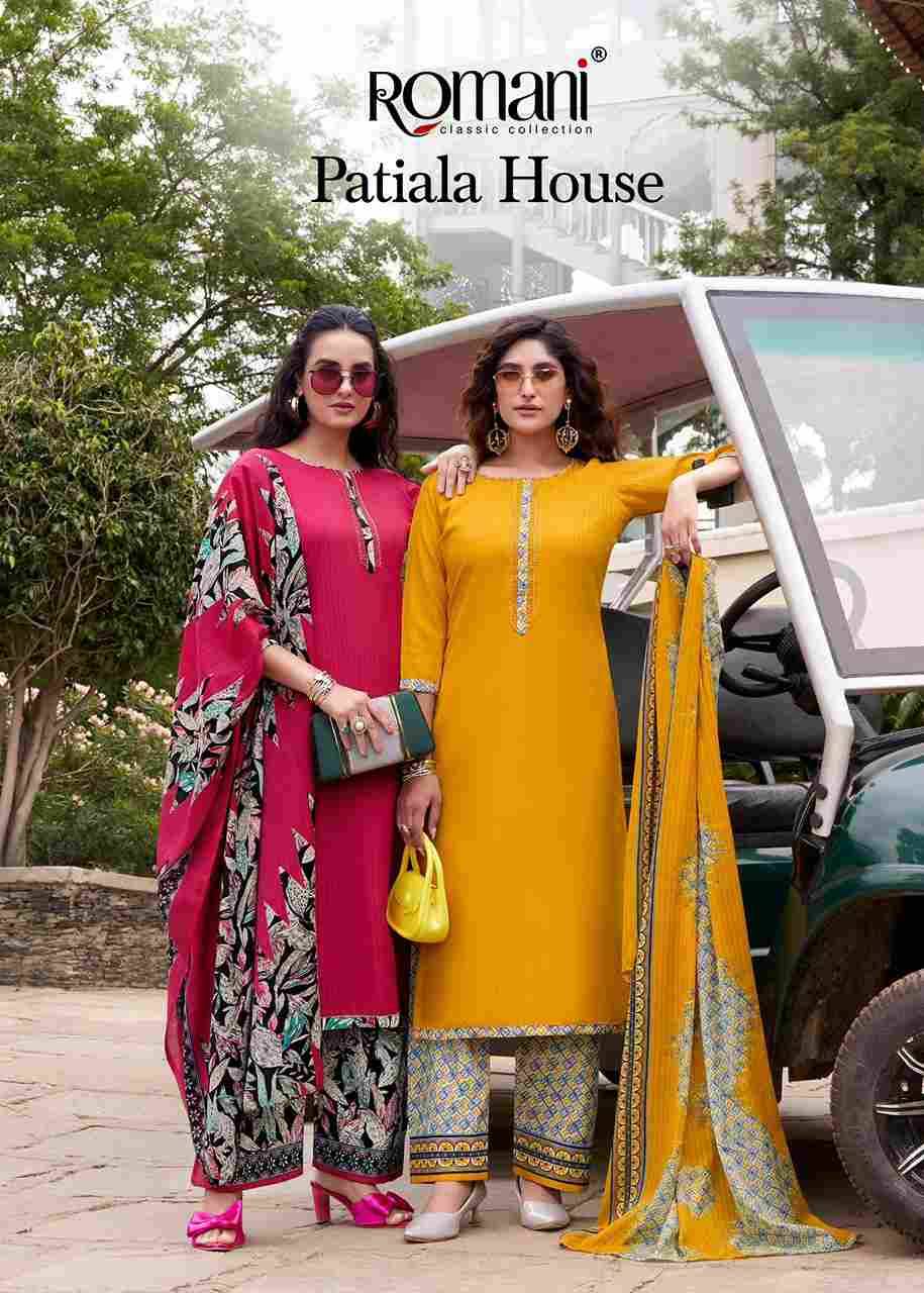 Patiala House By Romani 1114-001 To 1114-008 Series Beautiful Festive Suits Stylish Fancy Colorful Casual Wear & Ethnic Wear Soft Cotton Print Dresses At Wholesale Price