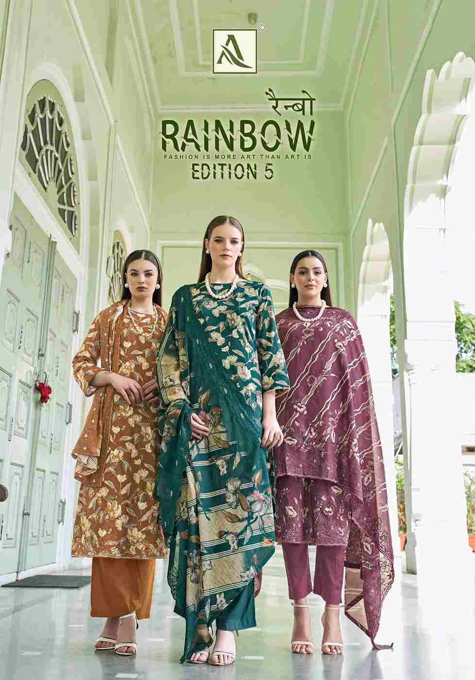 Rainbow Vol-5 By Alok Suit 2056-875-01 To 2056-875-06 Series Beautiful Festive Suits Stylish Fancy Colorful Casual Wear & Ethnic Wear Pure Cambric Cotton Print Dresses At Wholesale Price