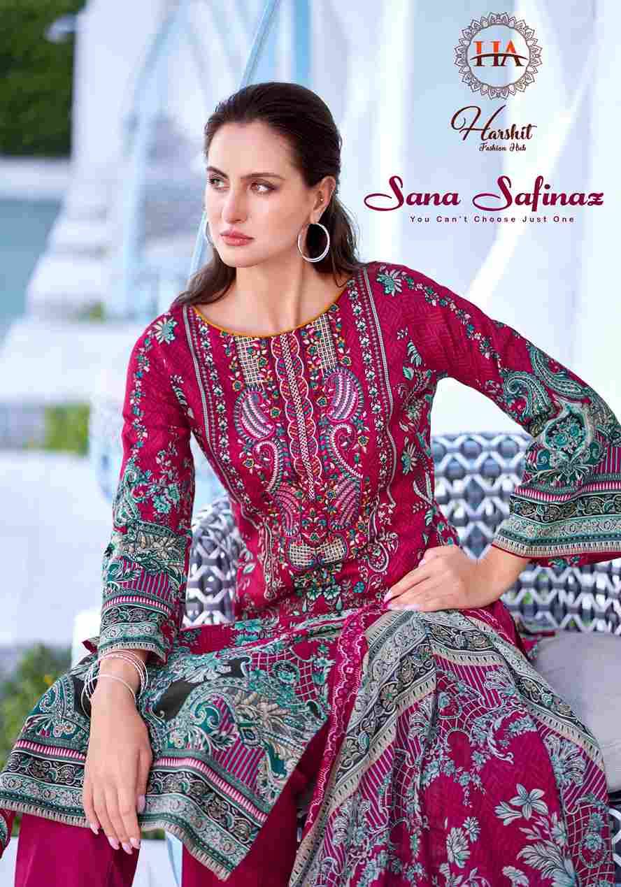 Sana Safinaz By Harshit Fashion Hub 2065-880-01 To 2065-880-08 Series Beautiful Festive Suits Stylish Fancy Colorful Casual Wear & Ethnic Wear Pure Cotton Print Dresses At Wholesale Price
