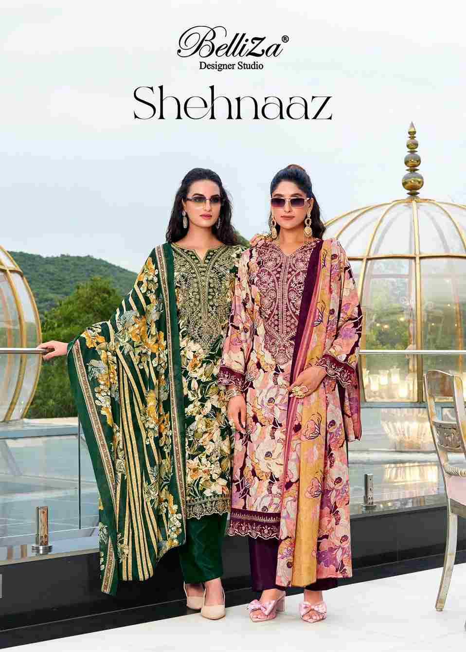 Shehnaaz By Belliza 894-001 To 894-006 Series Beautiful Festive Suits Stylish Fancy Colorful Casual Wear & Ethnic Wear Pure Viscose Rayon Dresses At Wholesale Price