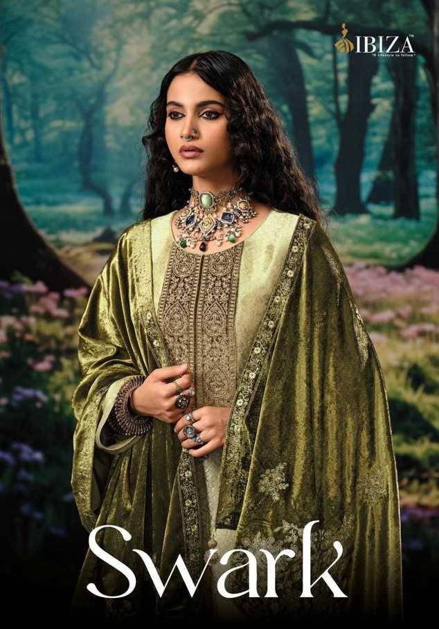 Swark By Ibiza 11441 To 11444 Series Designer Festive Suits Beautiful Fancy Stylish Colorful Party Wear & Occasional Wear Pure Silk Jacquard Dresses At Wholesale Price