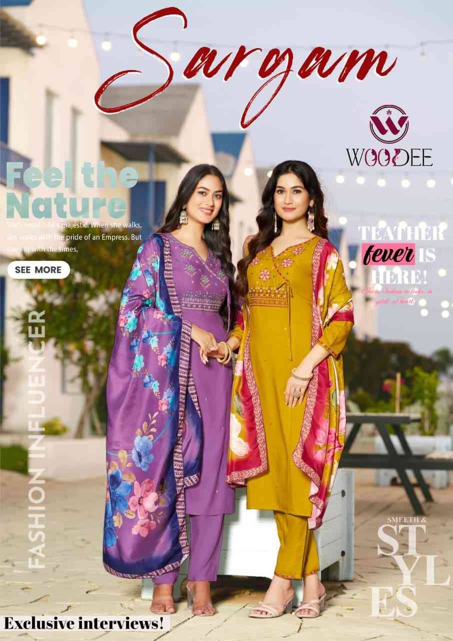 Sargam By Woodee 1001 To 1006 Series Designer Stylish Fancy Colorful Beautiful Party Wear & Ethnic Wear Collection Premium Rayon Dresses At Wholesale Price