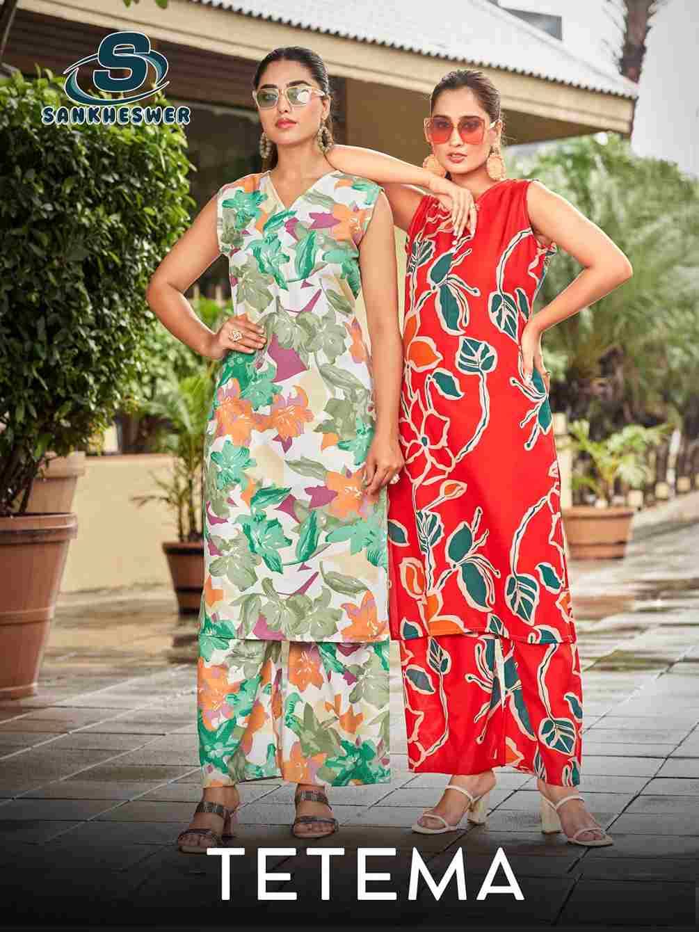 Tetema By Sankheswer 1001 To 1008 Series Designer Stylish Fancy Colorful Beautiful Party Wear & Ethnic Wear Collection Rayon Co-Ord At Wholesale Price