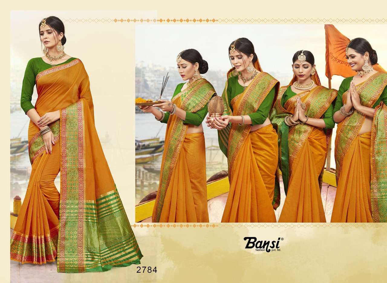 KANJIVARAM SILK BY BNASI FASHION 2781 TO 2792 SERIES INDIAN TRADITIONAL WEAR COLLECTION BEAUTIFUL STYLISH FANCY COLORFUL PARTY WEAR & OCCASIONAL WEAR PURE SILK SAREES AT WHOLESALE PRICE