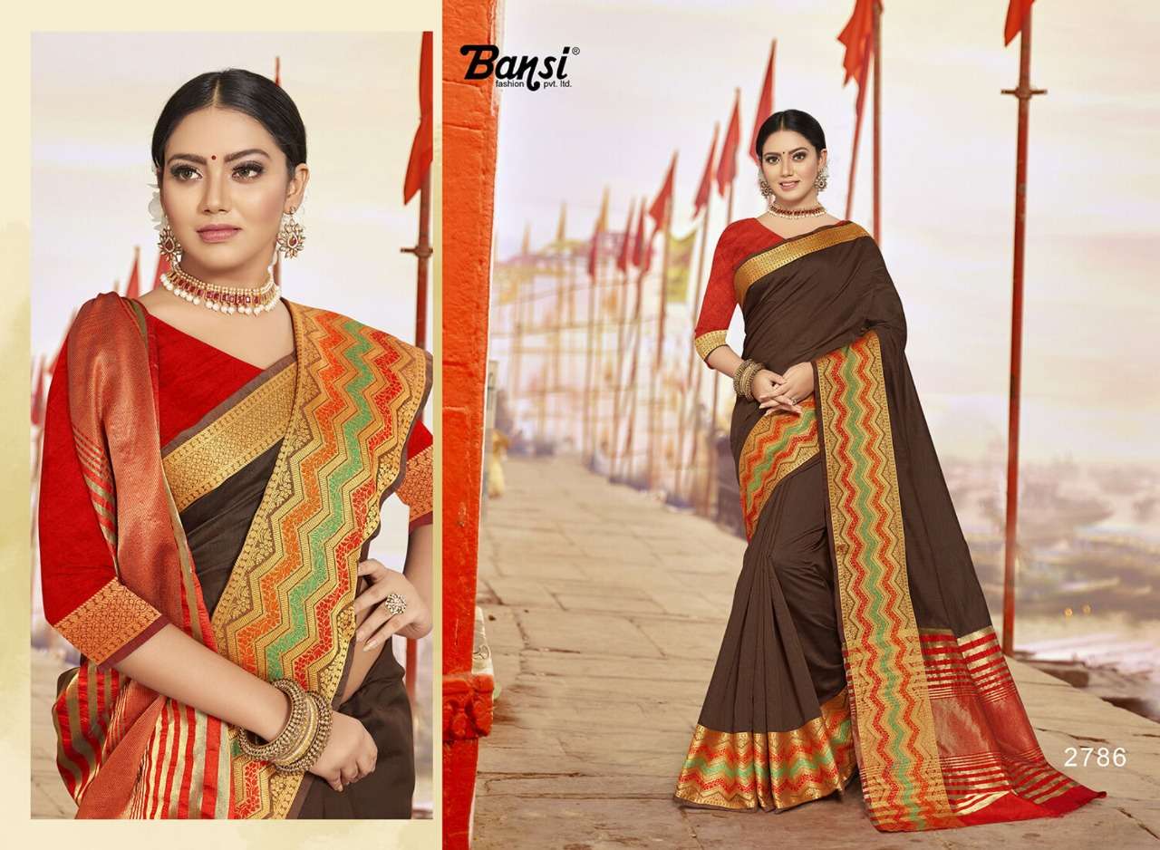 KANJIVARAM SILK BY BNASI FASHION 2781 TO 2792 SERIES INDIAN TRADITIONAL WEAR COLLECTION BEAUTIFUL STYLISH FANCY COLORFUL PARTY WEAR & OCCASIONAL WEAR PURE SILK SAREES AT WHOLESALE PRICE
