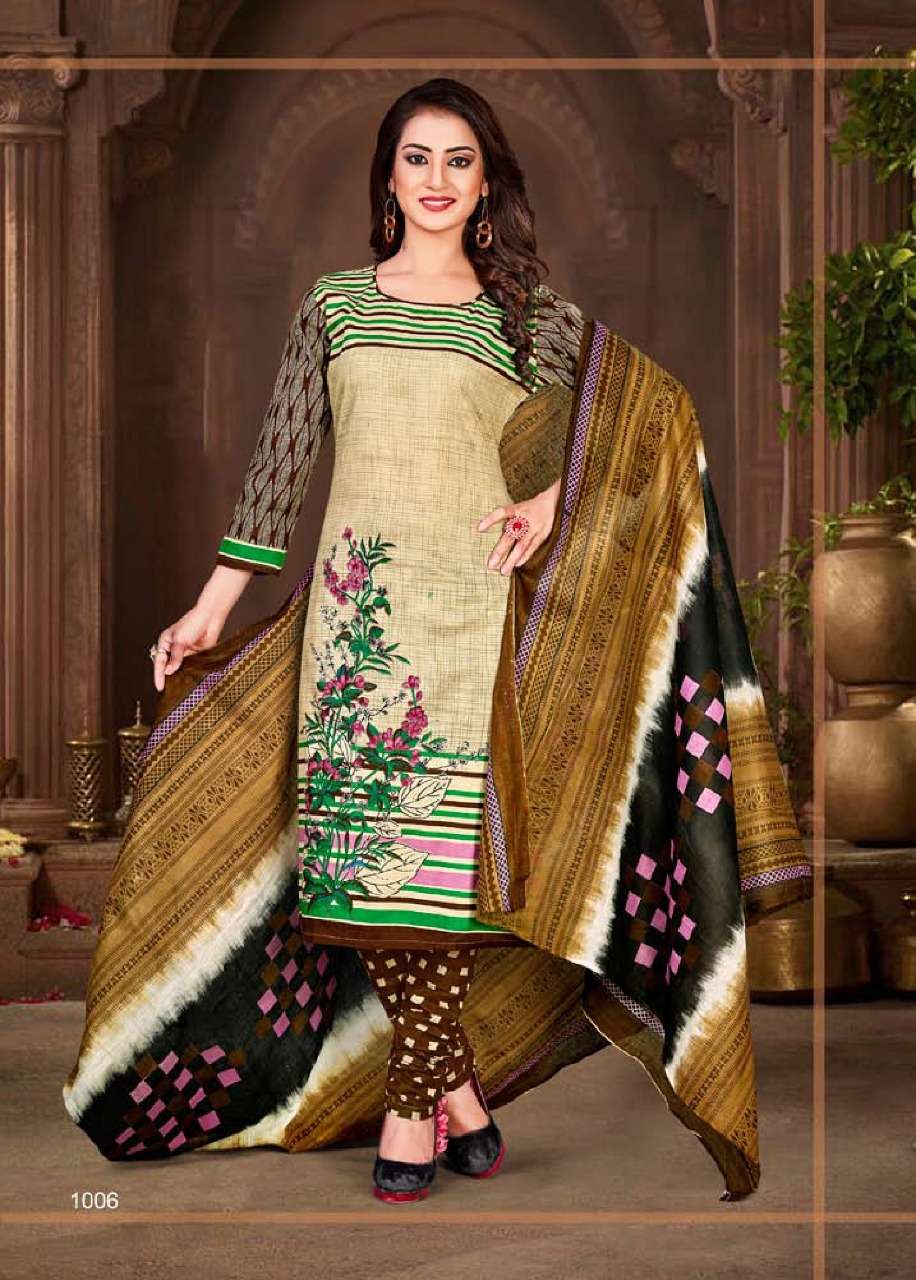 CHANDANI VOL-8 BY IMPERIAL PRINTS 1001 TO 1012 SERIES SUITS BEAUTIFUL STYLISH FANCY COLORFUL DESIGNER PARTY WEAR & ETHNIC WEAR COTTON PRINTED DRESSES AT WHOLESALE PRICE