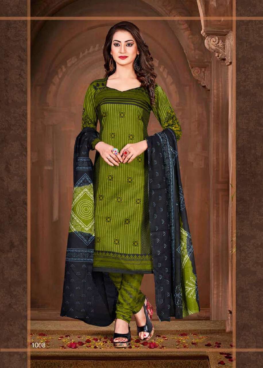CHANDANI VOL-8 BY IMPERIAL PRINTS 1001 TO 1012 SERIES SUITS BEAUTIFUL STYLISH FANCY COLORFUL DESIGNER PARTY WEAR & ETHNIC WEAR COTTON PRINTED DRESSES AT WHOLESALE PRICE