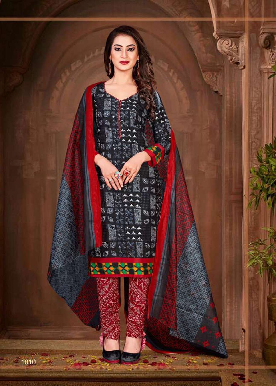 CHANDANI VOL-8 BY IMPERIAL PRINTS 1001 TO 1012 SERIES SUITS BEAUTIFUL STYLISH FANCY COLORFUL DESIGNER PARTY WEAR & ETHNIC WEAR COTTON PRINTED DRESSES AT WHOLESALE PRICE