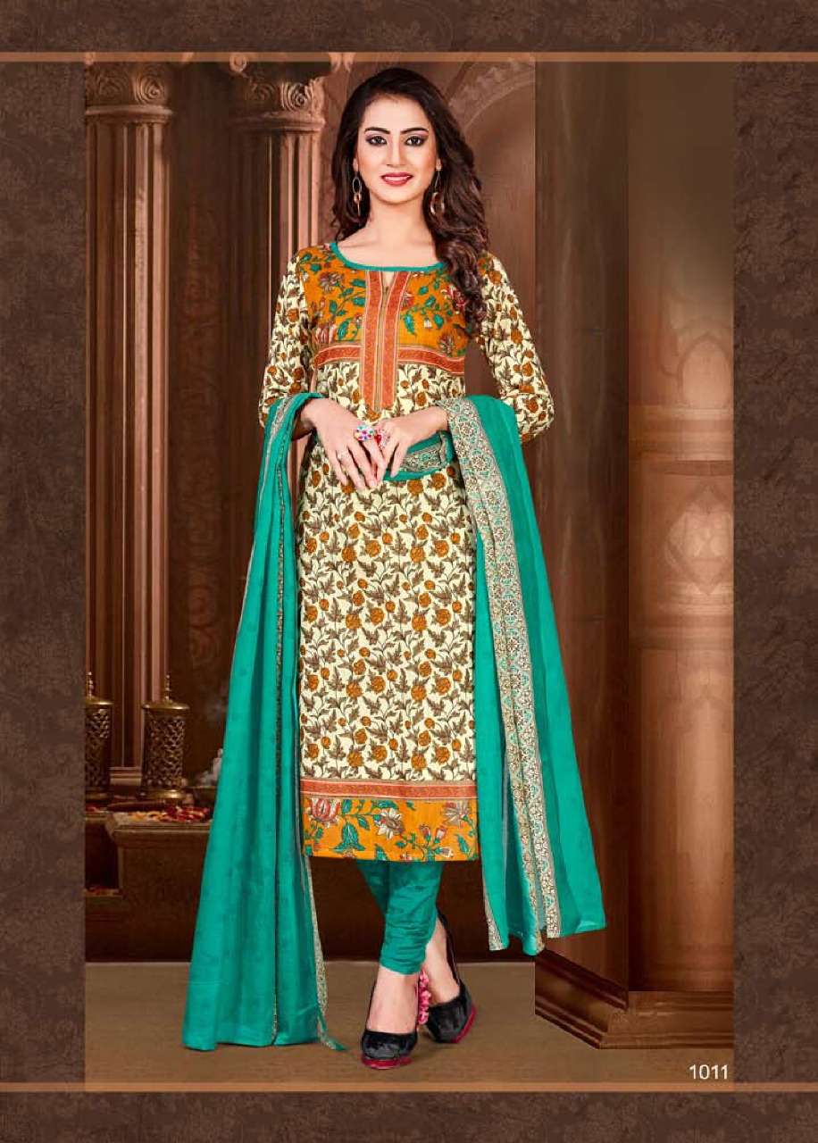 CHANDANI VOL-8 BY IMPERIAL PRINTS 1001 TO 1012 SERIES SUITS BEAUTIFUL STYLISH FANCY COLORFUL DESIGNER PARTY WEAR & ETHNIC WEAR COTTON PRINTED DRESSES AT WHOLESALE PRICE