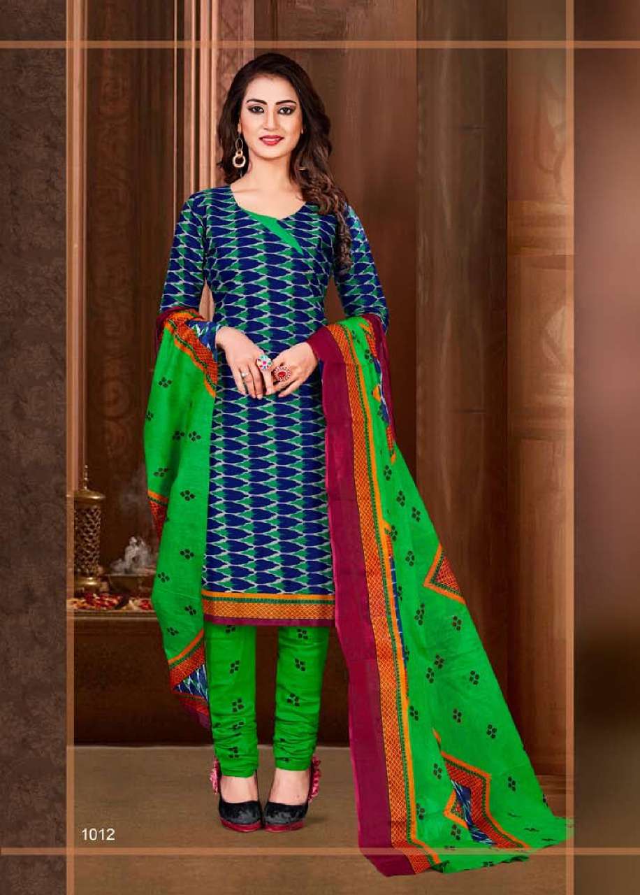 CHANDANI VOL-8 BY IMPERIAL PRINTS 1001 TO 1012 SERIES SUITS BEAUTIFUL STYLISH FANCY COLORFUL DESIGNER PARTY WEAR & ETHNIC WEAR COTTON PRINTED DRESSES AT WHOLESALE PRICE