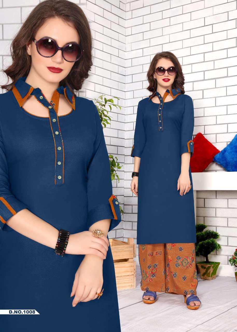 PEARL BY NEETI CREATION 1001 TO 1008 WEAR COLLECTION BEAUTIFUL STYLISH FANCY COLORFUL PARTY WEAR & OCCASIONAL WEAR HEAVY RAYON KURTIS AT WHOLESALE PRICE