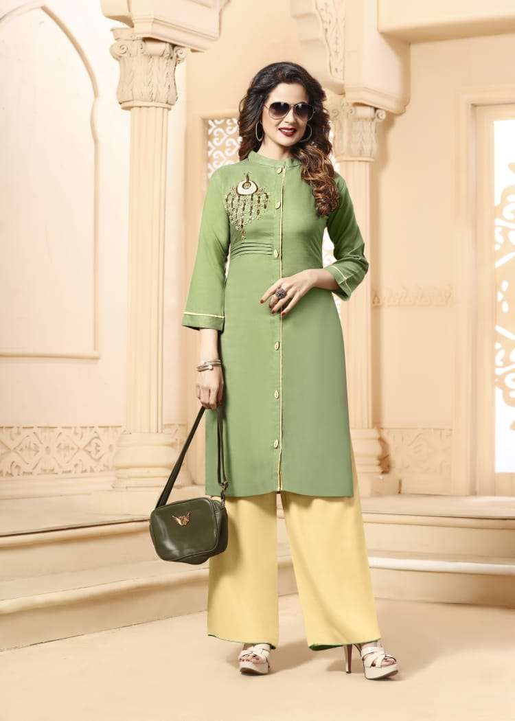 SHEHNAI BY NEETI CREATION 1001 TO 1008 WEAR COLLECTION BEAUTIFUL STYLISH FANCY COLORFUL PARTY WEAR & OCCASIONAL WEAR RAYON 14 KG KURTIS AT WHOLESALE PRICE