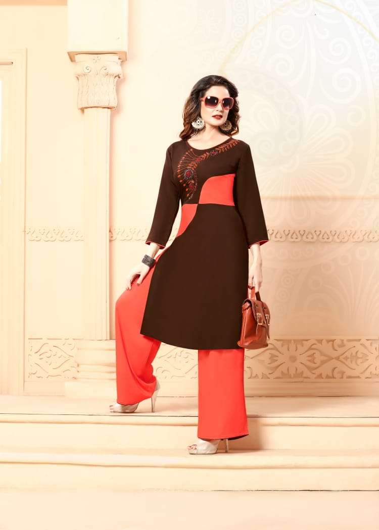 SHEHNAI BY NEETI CREATION 1001 TO 1008 WEAR COLLECTION BEAUTIFUL STYLISH FANCY COLORFUL PARTY WEAR & OCCASIONAL WEAR RAYON 14 KG KURTIS AT WHOLESALE PRICE