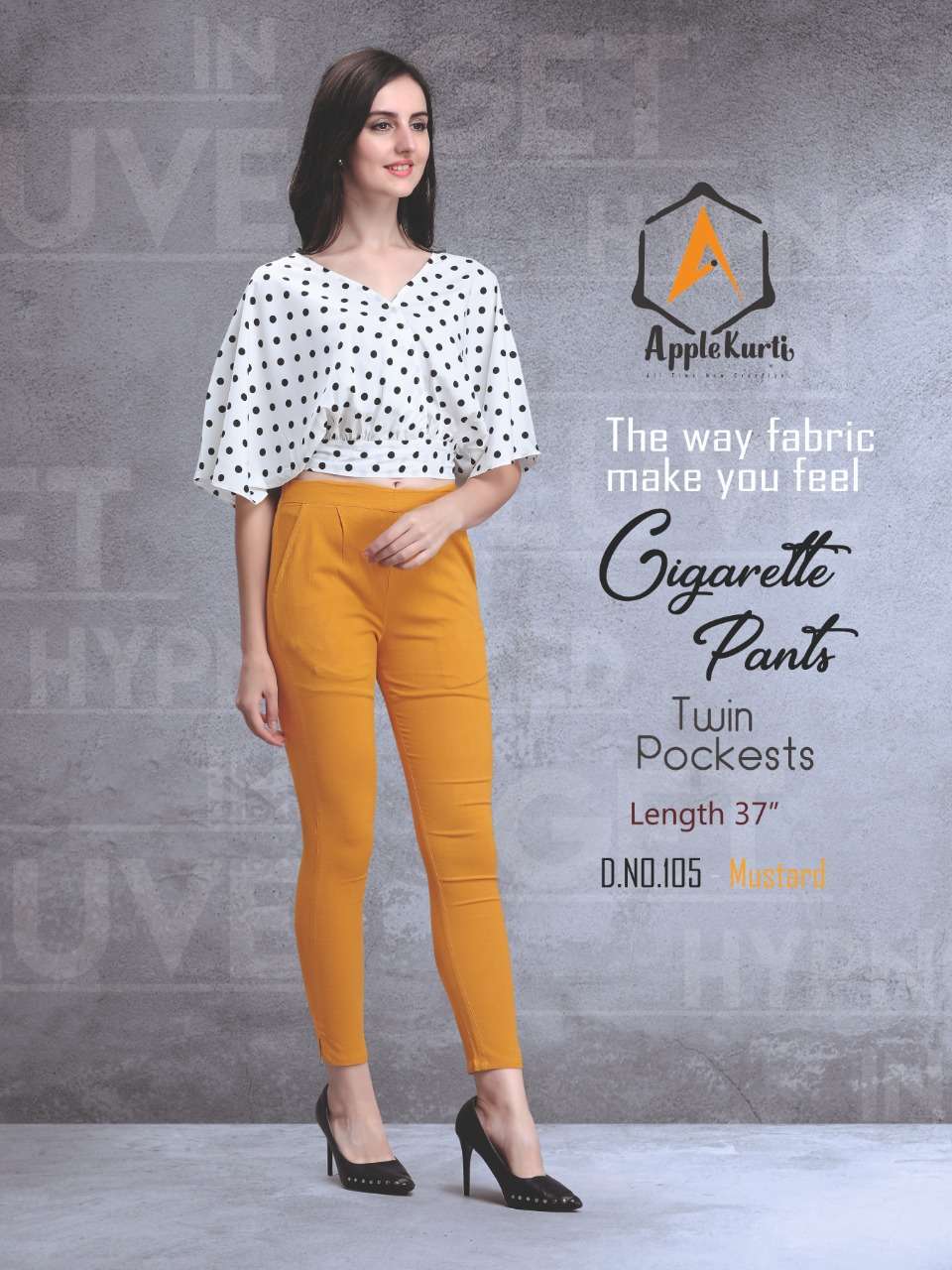 CIGARETTE PANTS BY APPLE KURTIS 01 TO 08 SERIES INDIAN TRADITIONAL WEAR COLLECTION BEAUTIFUL STYLISH FANCY COLORFUL PARTY WEAR & OCCASIONAL WEAR STRETCHEBAL RAYON SLUB LYCRA PANTS AT WHOLESALE PRICE
