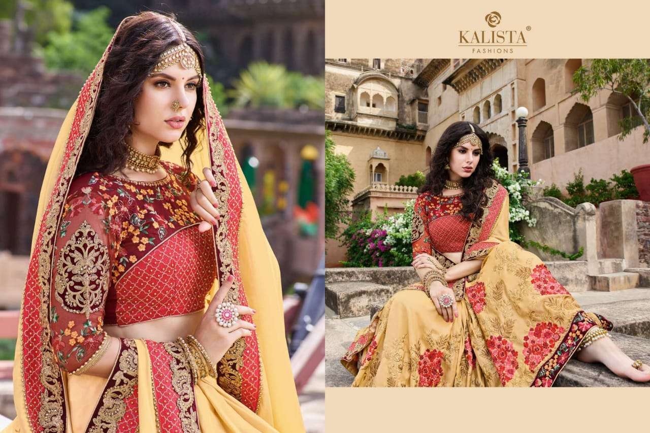 KOHINOOR BY KALISTA FASHION 11155 TO 11160 SERIES INDIAN TRADITIONAL WEAR COLLECTION BEAUTIFUL STYLISH FANCY COLORFUL PARTY WEAR & OCCASIONAL WEAR FANCY EMBROIDERY SAREES AT WHOLESALE PRICE