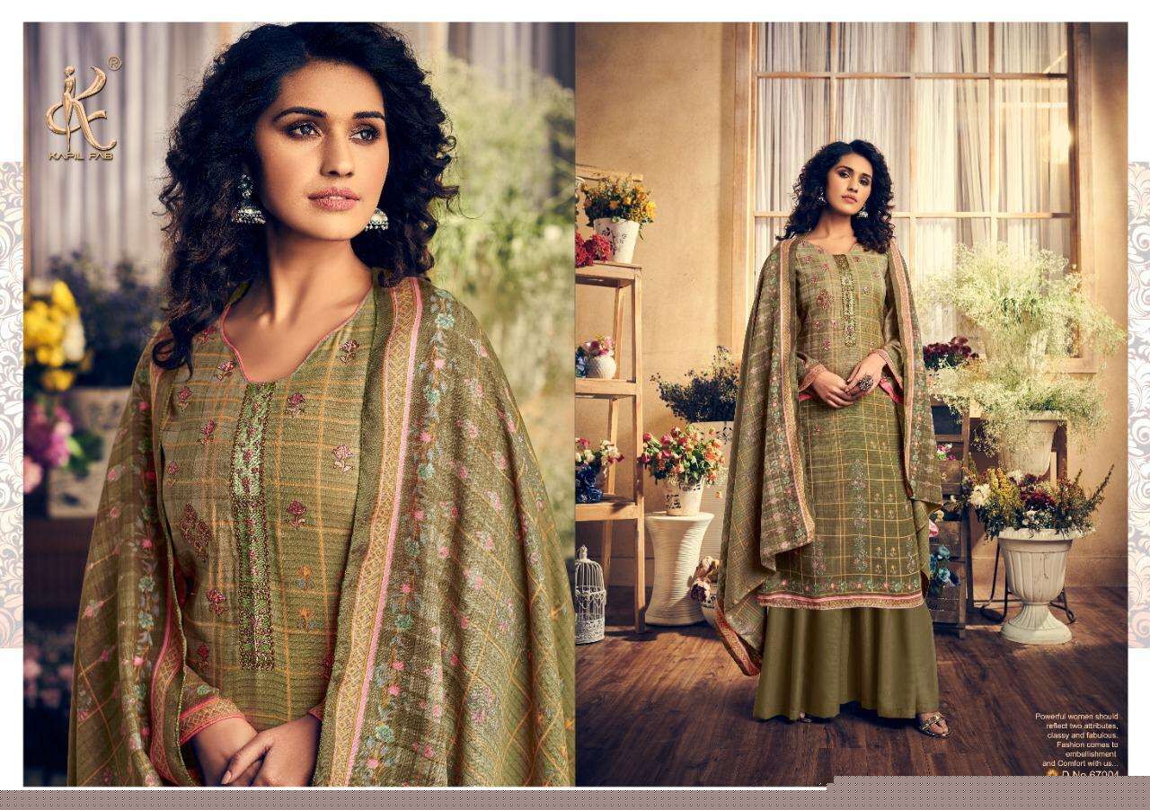 MARIUM BY KAPIL FAB 67001 TO 67008 SERIES BEAUTIFUL SUITS STYLISH FANCY COLORFUL PARTY WEAR & ETHNIC WEAR PASHMINA DIGITAL PRINTED WITH EMBROIDERED DRESSES AT WHOLESALE PRICE