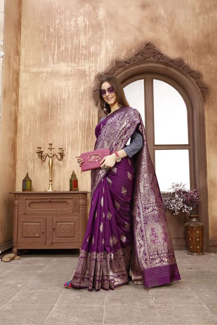 PAVITRA SILK BY RAJ YOG 01 TO 10 SERIES INDIAN TRADITIONAL WEAR COLLECTION BEAUTIFUL STYLISH FANCY COLORFUL PARTY WEAR & OCCASIONAL WEAR SOFT SILK WEAVING SAREES AT WHOLESALE PRICE