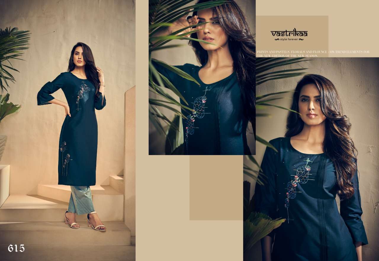 MAJESTY VOL-2 BY VASTRIKAA 611 TO 616 SERIES DESIGNER BEAUTIFUL STYLISH FANCY COLORFUL CASUAL WEAR & ETHNIC WEAR HANDLOOM CHANDERI SILK WITH TWO TONE KURTIS AT WHOLESALE PRICE