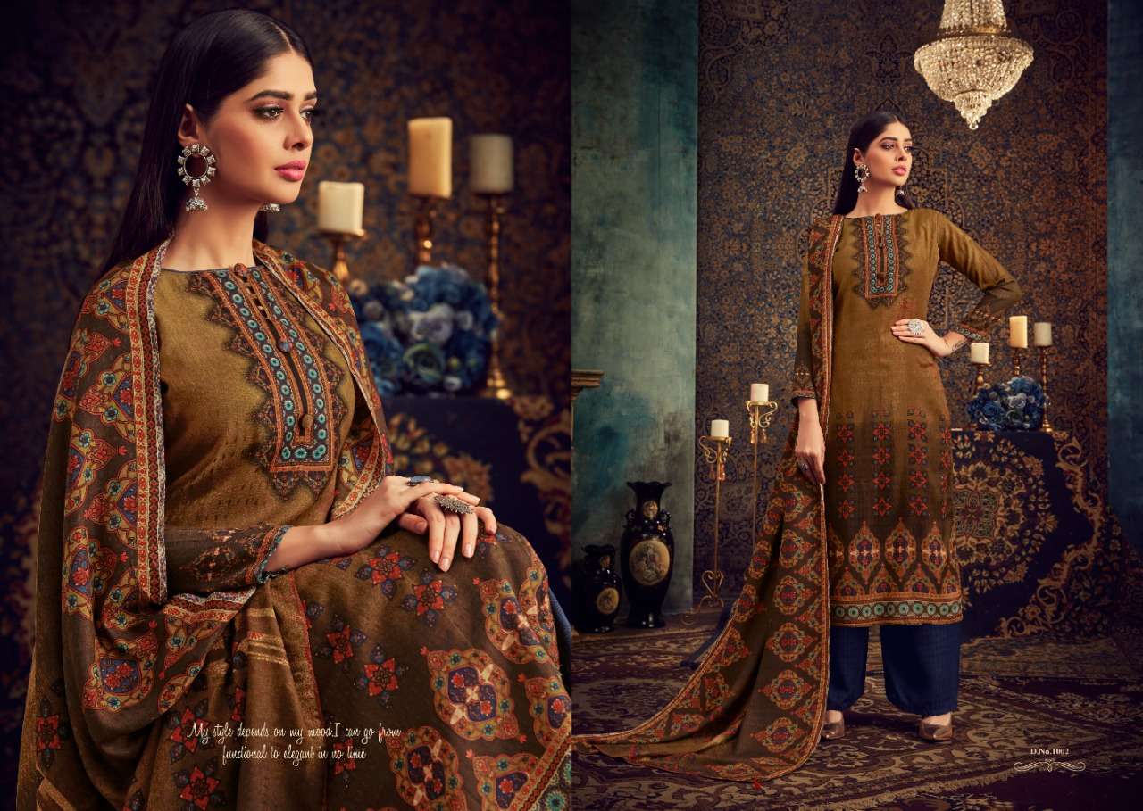 NORAH BY VIJAYA FASHION 1001 TO 1010 SERIES BEAUTIFUL SUITS STYLISH FANCY COLORFUL PARTY WEAR & ETHNIC WEAR PASHMINA PRINTED DRESSES AT WHOLESALE PRICE