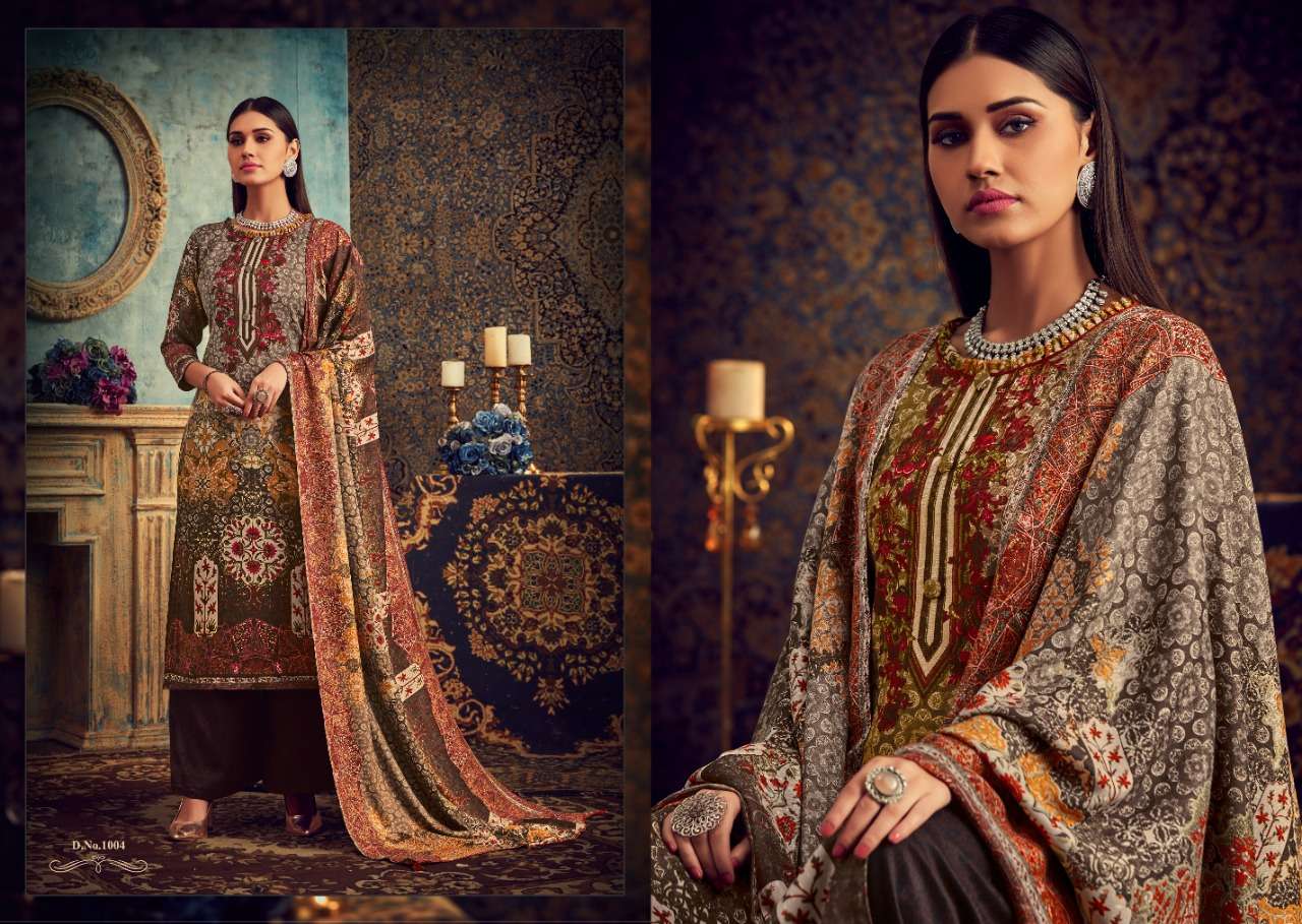 NORAH BY VIJAYA FASHION 1001 TO 1010 SERIES BEAUTIFUL SUITS STYLISH FANCY COLORFUL PARTY WEAR & ETHNIC WEAR PASHMINA PRINTED DRESSES AT WHOLESALE PRICE