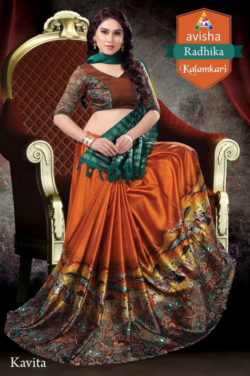 RADHIKA BY AVISHA 01 TO 06 SERIES INDIAN TRADITIONAL WEAR COLLECTION BEAUTIFUL STYLISH FANCY COLORFUL PARTY WEAR & OCCASIONAL WEAR GAS MERCERIZED COTTON SAREES AT WHOLESALE PRICE