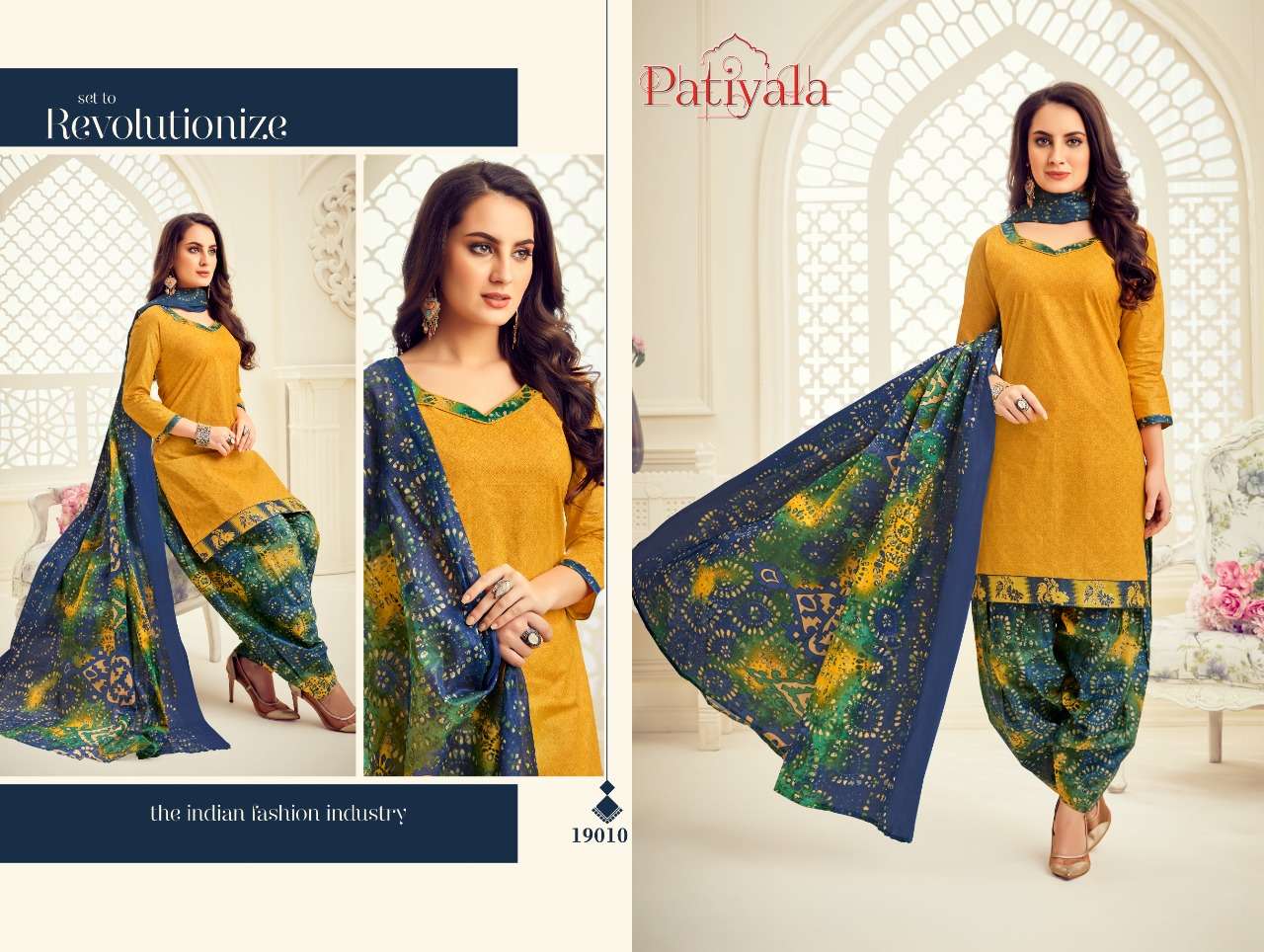 PATIYALA VOL-19 BY GANESHA 19008 TO 19019 SERIES BEAUTIFUL PATIYALA SUITS STYLISH FANCY COLORFUL PARTY WEAR & OCCASIONAL WEAR PURE COTTON PRINT DRESSES AT WHOLESALE PRICE