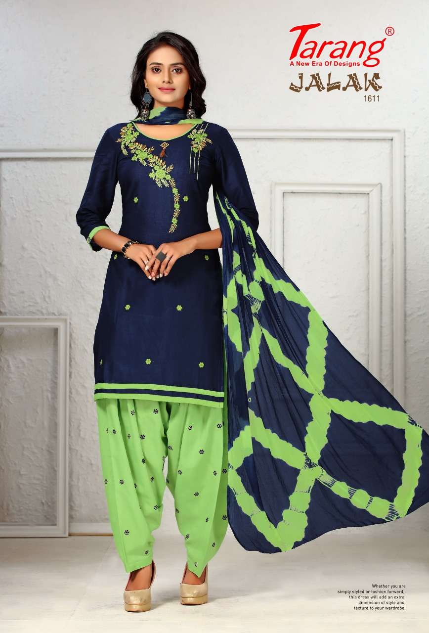 JALAK VOL-16 BY TARANG 1601 TO 1612 SERIES BEAUTIFUL SUITS STYLISH FANCY COLORFUL PARTY WEAR & OCCASIONAL WEAR PURE SEMI LAWN COTTON PRINT DRESSES AT WHOLESALE PRICE