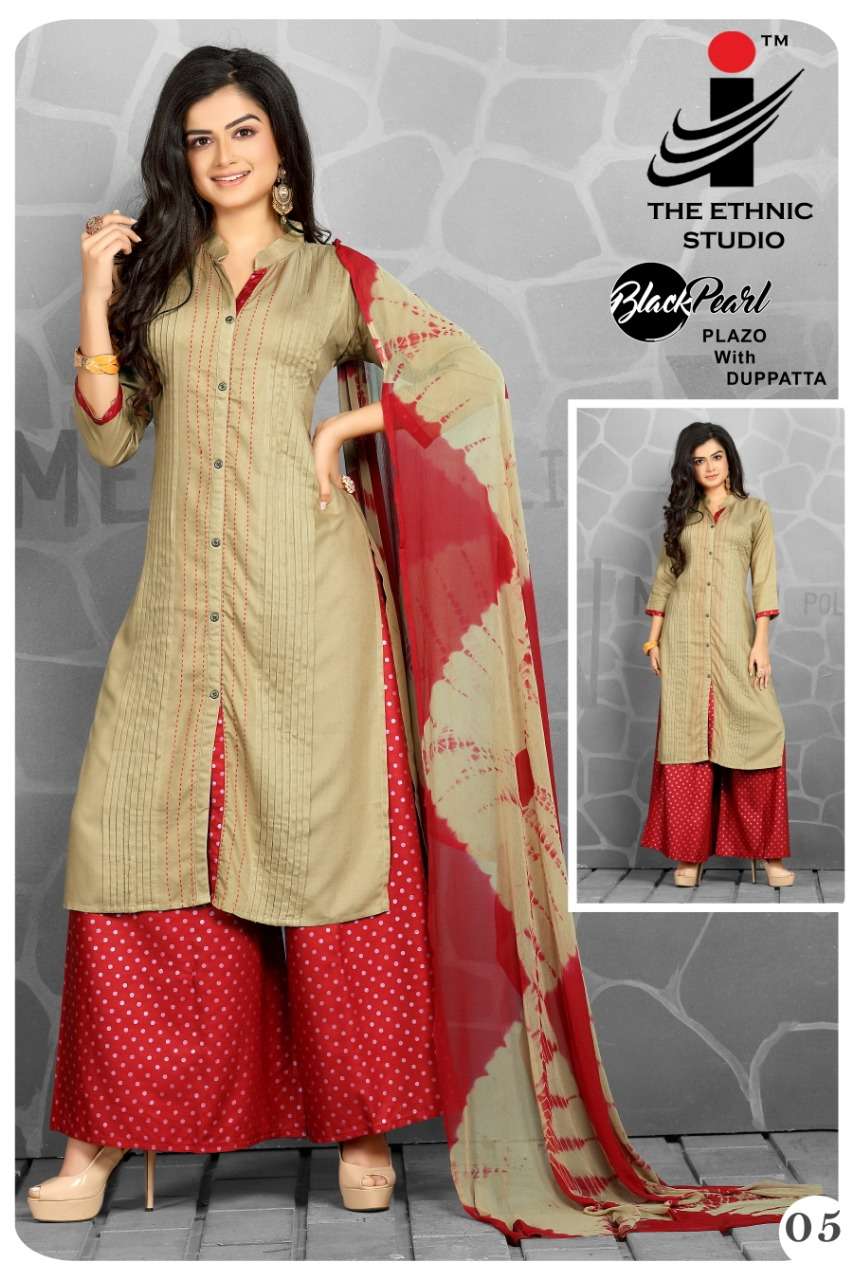BLACK PEARL BY THE ETHNIC STUDIO 01 TO 08 SERIES SUITS BEAUTIFUL FANCY COLORFUL STYLISH PARTY WEAR & OCCASIONAL WEAR RAYON PLAIN DRESSES AT WHOLESALE PRICE