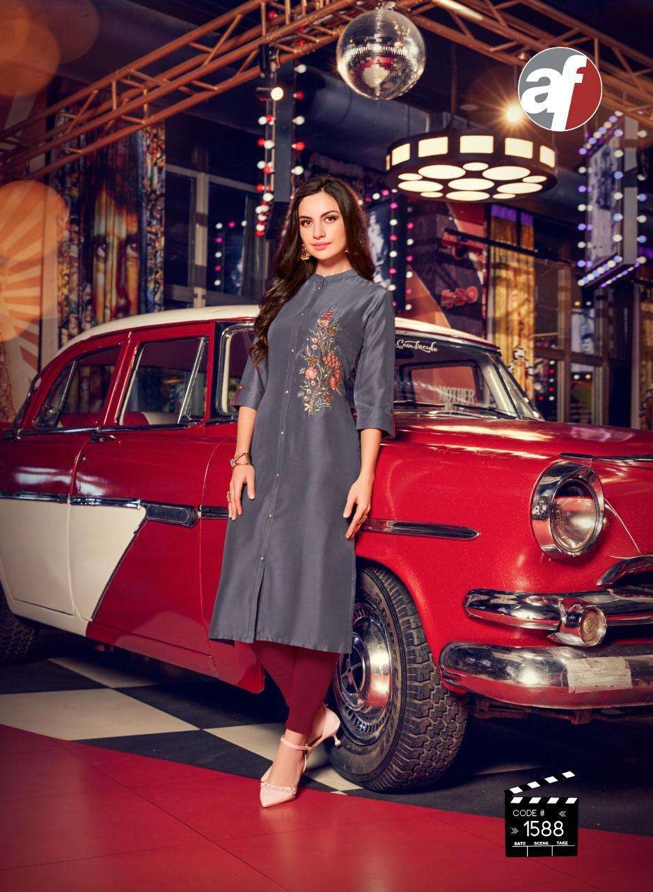 FASHION PLUS BY A.F. 1088 TO 1093 SERIES BEAUTIFUL COLORFUL STYLISH FANCY CASUAL WEAR & ETHNIC WEAR & READY TO WEAR MUSLIN KURTIS AT WHOLESALE PRICE
