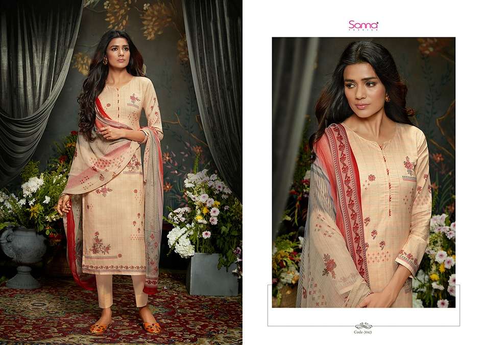 TANVI BY SANNA FASHION 3043 TO 3052 SERIES BEAUTIFUL STYLISH FANCY COLORFUL CASUAL & PARTY WEAR & ETHNIC WEAR PURE AZ COTTON LAWN DIGITAL PRINTED DRESSES AT WHOLESALE PRICE
