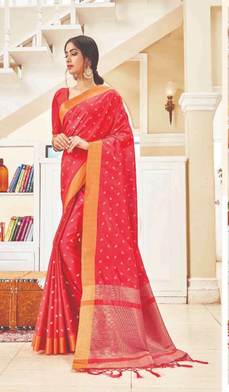 TARA SITARA BY SANGAM PRINTS 1001 TO 1008 SERIES INDIAN TRADITIONAL WEAR COLLECTION BEAUTIFUL STYLISH FANCY COLORFUL PARTY WEAR & OCCASIONAL WEAR SILK BLENDED SAREES AT WHOLESALE PRICE