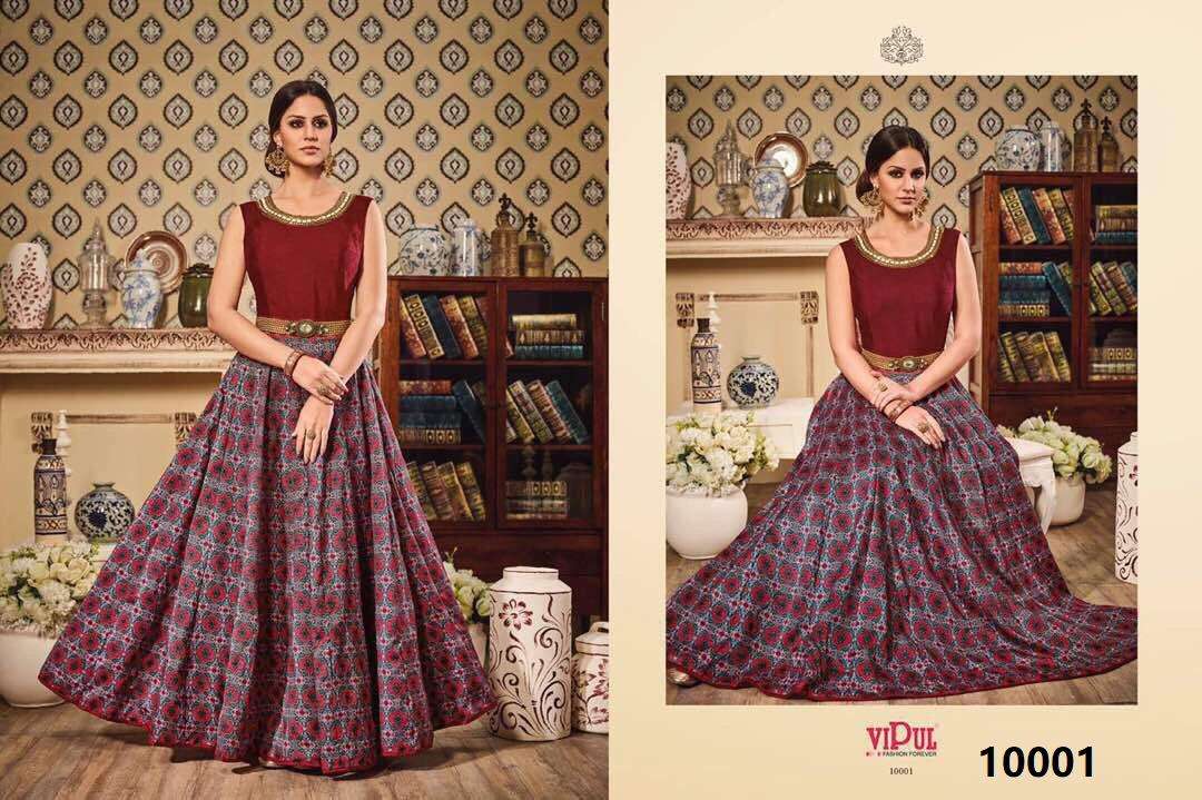 Dcat 1000 Nx By Vipul Fashion Indian Traditional Wear Collection Beautiful Stylish Fancy Colorful Party Wear & Occasional Wear Silk Dresses At Wholesale Price