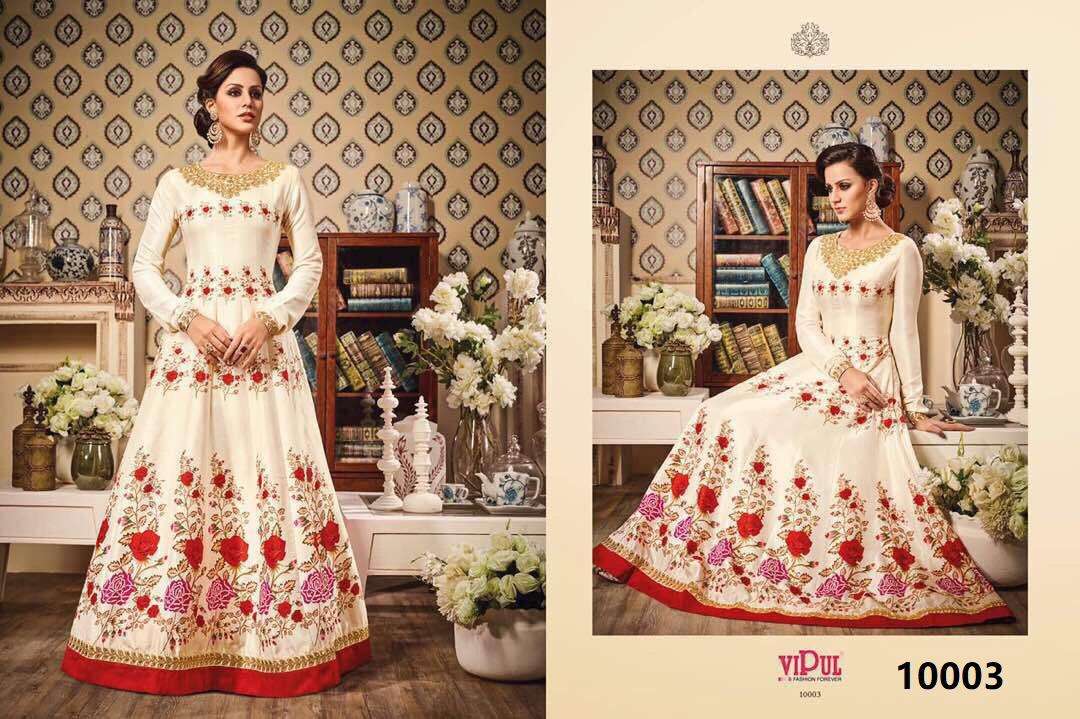 Dcat 1000 Nx By Vipul Fashion Indian Traditional Wear Collection Beautiful Stylish Fancy Colorful Party Wear & Occasional Wear Silk Dresses At Wholesale Price