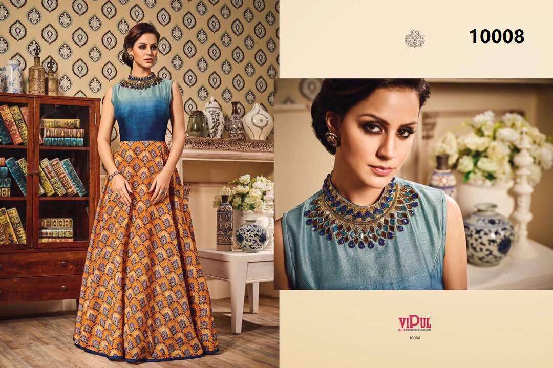 Dcat 1000 Nx By Vipul Fashion Indian Traditional Wear Collection Beautiful Stylish Fancy Colorful Party Wear & Occasional Wear Silk Dresses At Wholesale Price