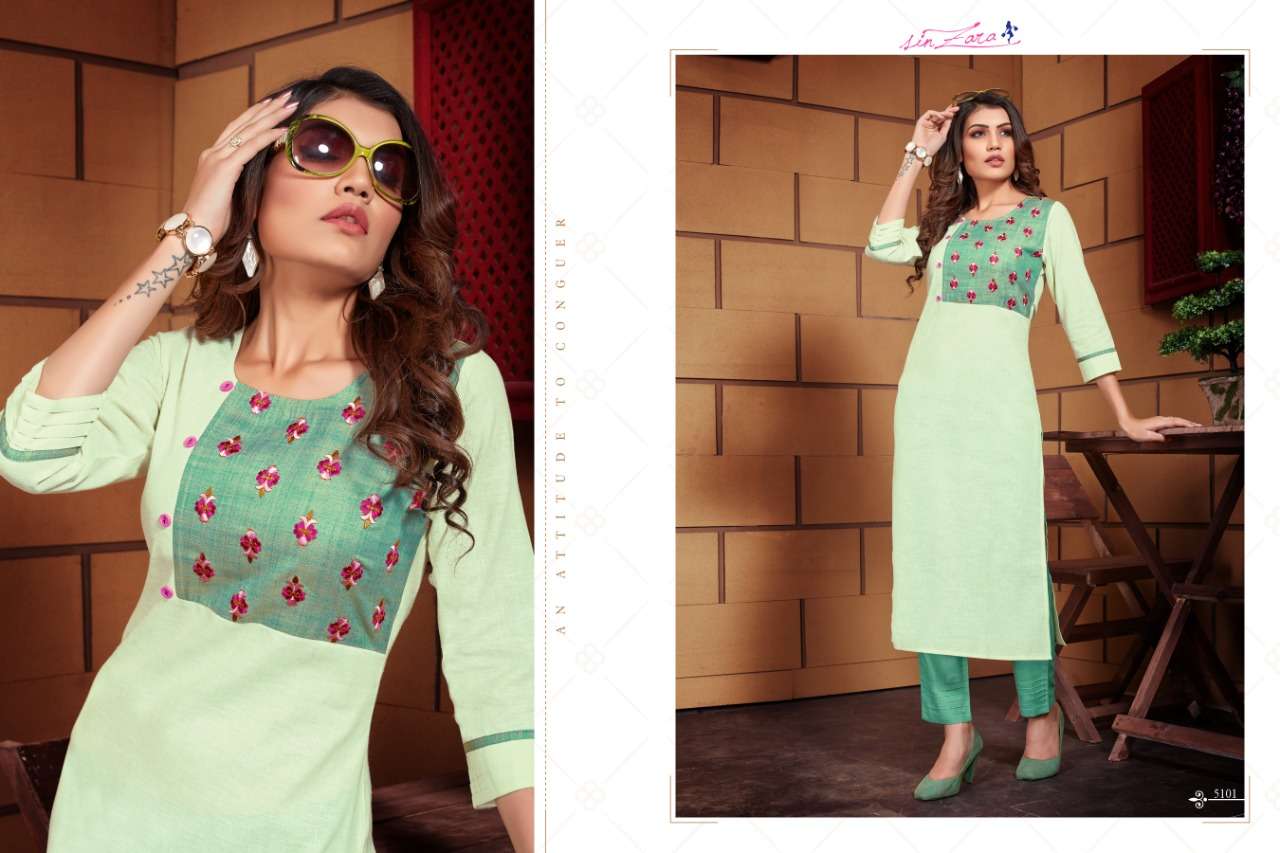 RUTBA BY SIN ZARA 5101 TO 5108 SERIES BEAUTIFUL STYLISH FANCY COLORFUL CASUAL WEAR & ETHNIC WEAR LINEN KURTIS WITH BOTTOM AT WHOLESALE PRICE