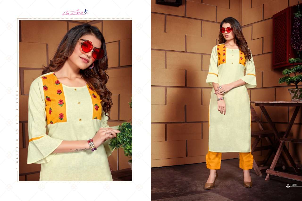 RUTBA BY SIN ZARA 5101 TO 5108 SERIES BEAUTIFUL STYLISH FANCY COLORFUL CASUAL WEAR & ETHNIC WEAR LINEN KURTIS WITH BOTTOM AT WHOLESALE PRICE