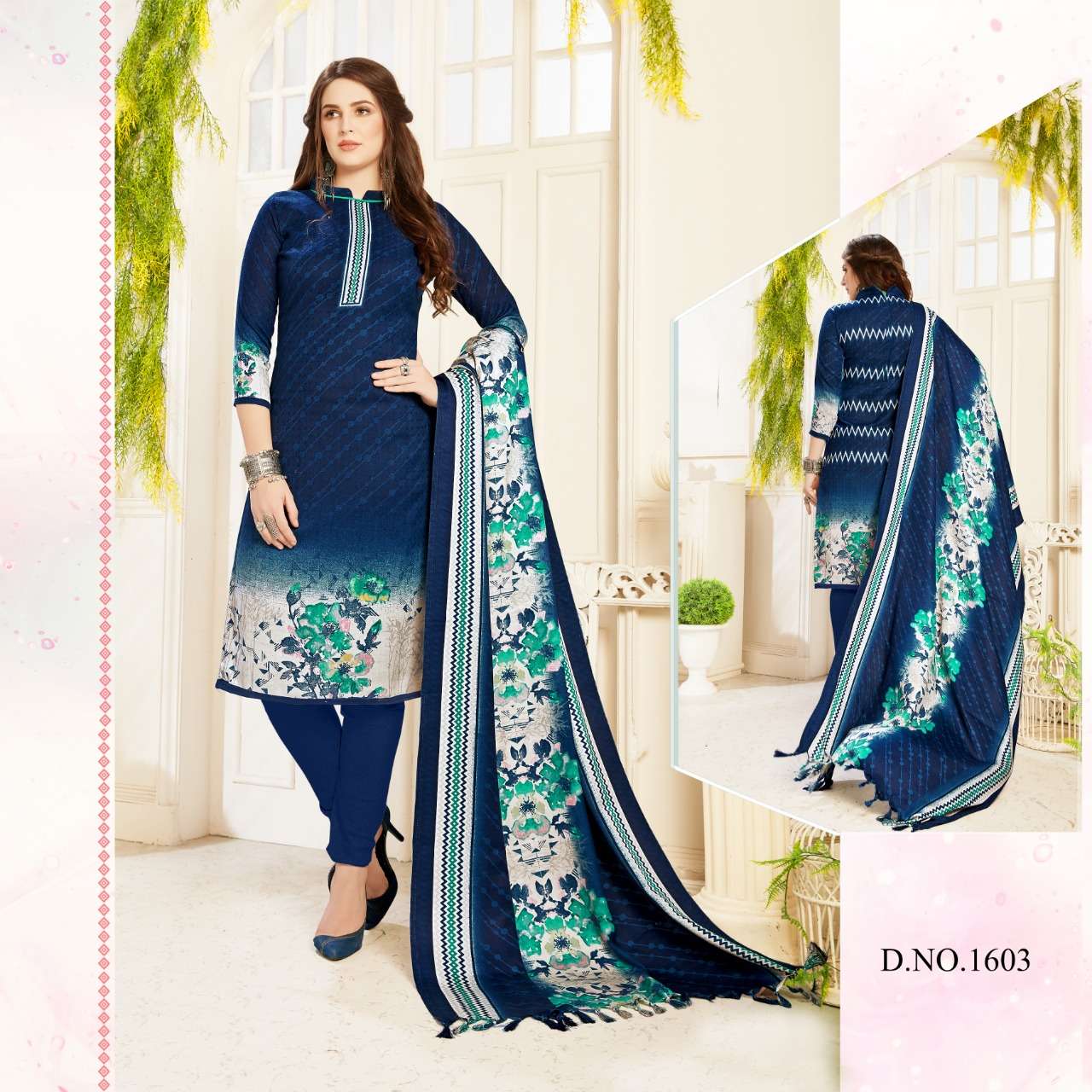 GULBAHAR BY I.B NX 1601 TO 1603 SERIES DESIGNER PATIYALA SUITS BEAUTIFUL FANCY COLORFUL STYLISH PARTY WEAR & ETHNIC WEAR PASHMINA PRINTED DRESSES AT WHOLESALE PRICE