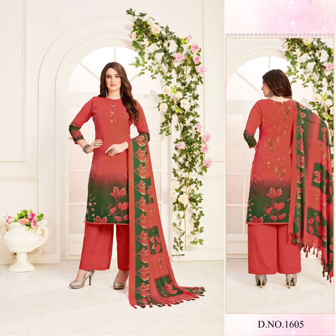 GULBAHAR BY I.B NX 1601 TO 1603 SERIES DESIGNER PATIYALA SUITS BEAUTIFUL FANCY COLORFUL STYLISH PARTY WEAR & ETHNIC WEAR PASHMINA PRINTED DRESSES AT WHOLESALE PRICE