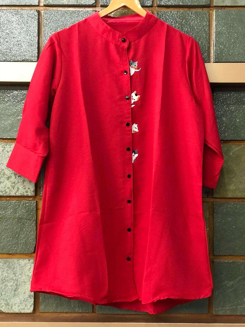STYLE VOL-4 BY TRENDYMIST 4001 TO 4004 SERIES DESIGNER BEAUTIFUL STYLISH COLORFUL FANCY READY TO WEAR & CASUAL WEAR & ETHNIC WEAR IMPORTED COTTON EMBROIDERED TOPS AT WHOLESALE PRICE