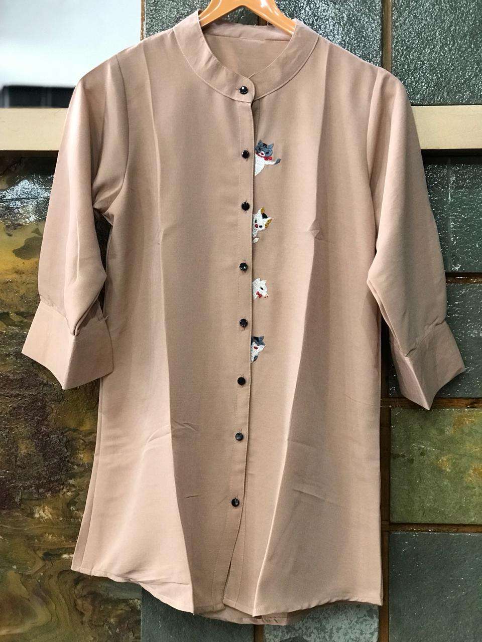 STYLE VOL-4 BY TRENDYMIST 4001 TO 4004 SERIES DESIGNER BEAUTIFUL STYLISH COLORFUL FANCY READY TO WEAR & CASUAL WEAR & ETHNIC WEAR IMPORTED COTTON EMBROIDERED TOPS AT WHOLESALE PRICE