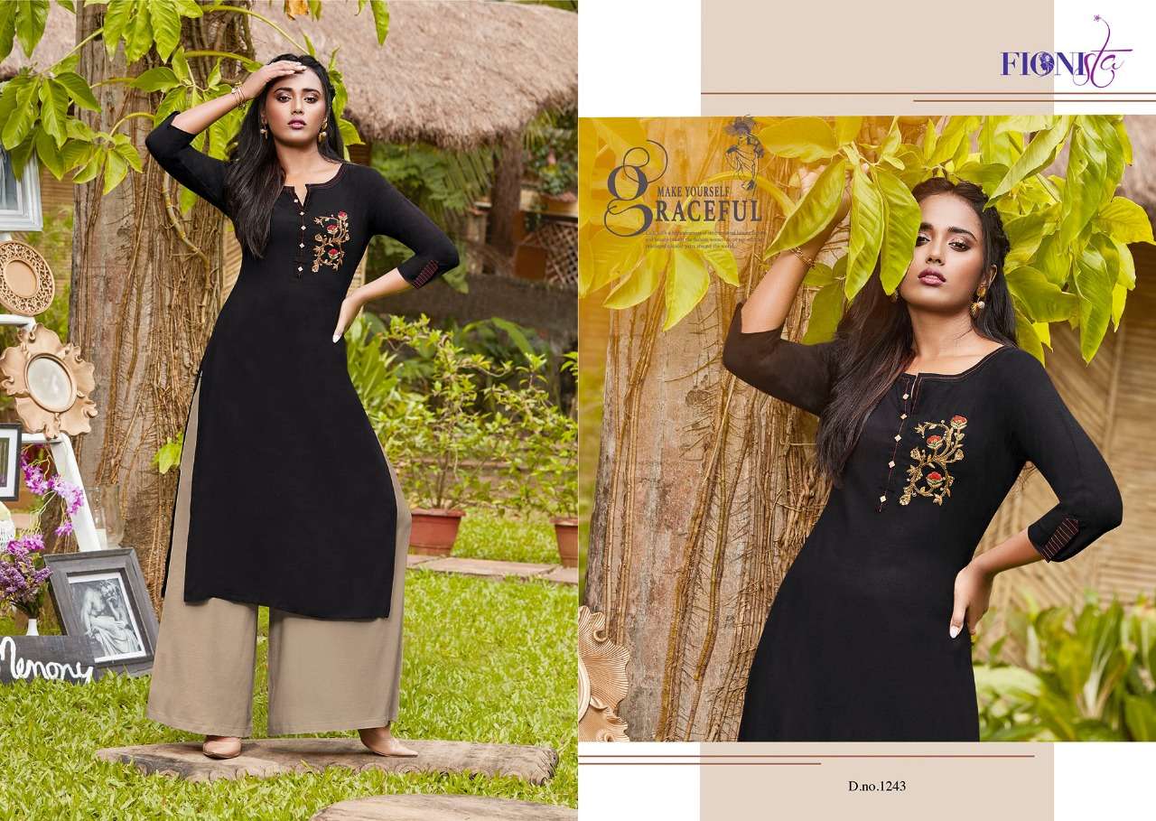 MANTRA BY FIONISTA 1241 TO 1247 SERIES BEAUTIFUL COLORFUL STYLISH FANCY CASUAL WEAR & ETHNIC WEAR & READY TO WEAR HEAVY RAYON SLUB KURTIS AT WHOLESALE PRICE